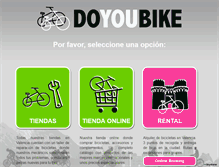 Tablet Screenshot of doyoubike.com
